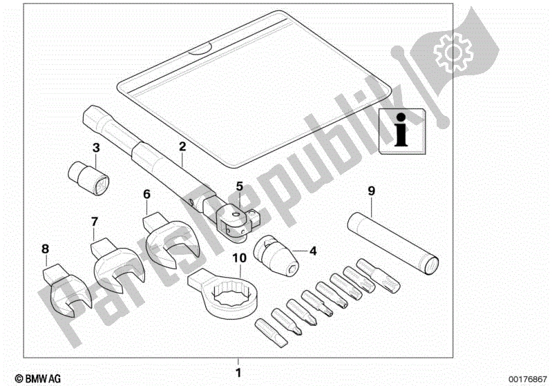 Todas las partes para Herramienta De Coche, Kit De Servicio de BMW F 700 GS K 70 2016 - 2018