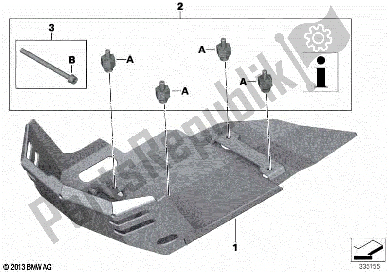 Todas las partes para Defensa Del Motor, De Aluminio, Grande de BMW F 700 GS K 70 2016 - 2018