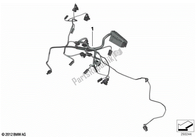 Todas las partes para Arnés De Cableado Del Motor de BMW F 700 GS K 70 2016 - 2018