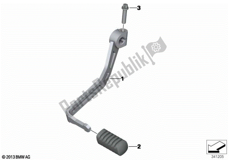 Toutes les pièces pour le Pièces De Changement De Vitesse Externes / Levier De Changement De Vitesse du BMW F 700 GS K 70 2016 - 2018