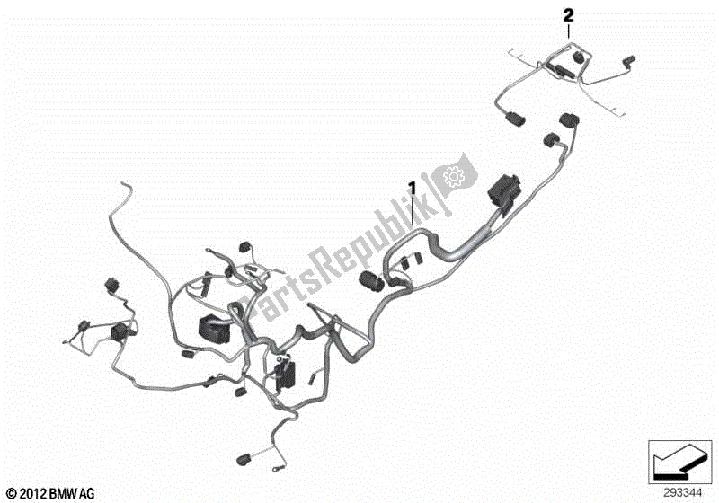 Todas las partes para Arnés De Seguridad Principal Vle De Propósito Especial. De BMW F 700 GS K 70 2016 - 2018