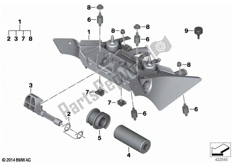 Todas las partes para Sistema De Bloqueo Del Banco Del Asiento de BMW F 700 GS K 70 2016 - 2018