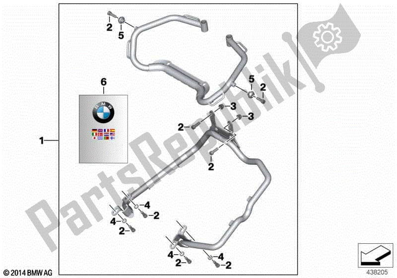 Todas las partes para Juego De Estuches, Estuches Vario de BMW F 700 GS K 70 2016 - 2018