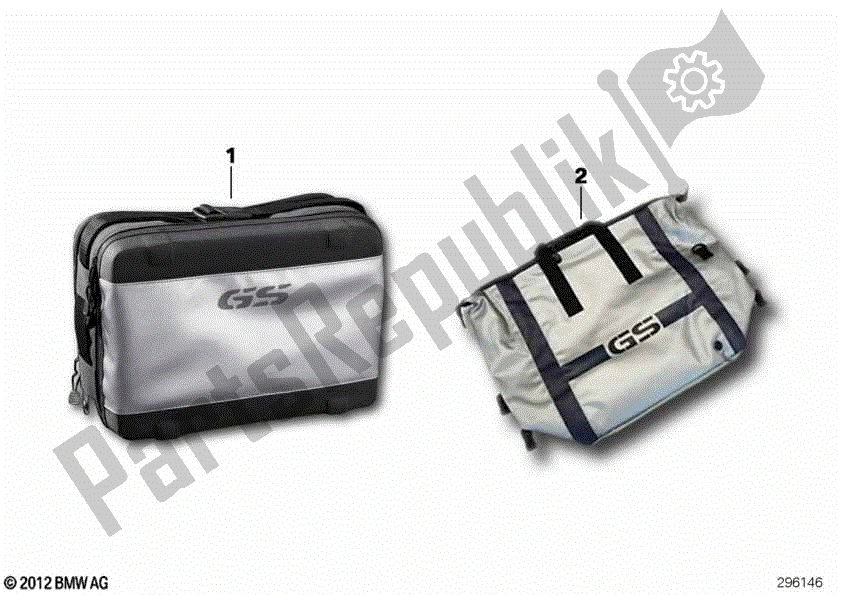 Todas las partes para Funda Para Equipaje / Baúl de BMW F 700 GS K 70 2016 - 2018