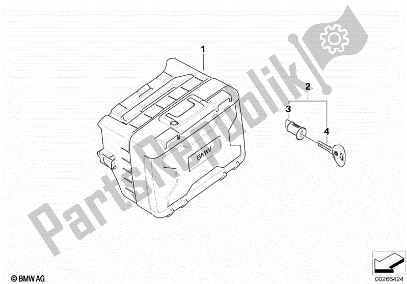 Todas las partes para Caso Vario de BMW F 700 GS K 70 2016 - 2018