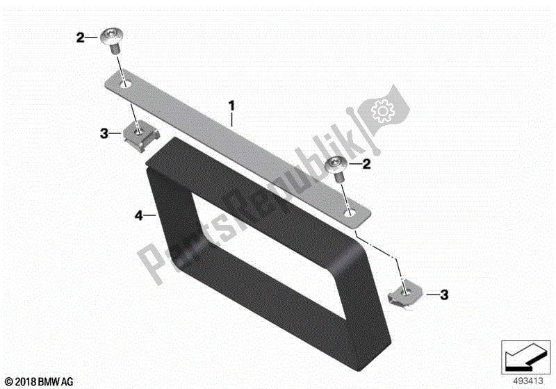 Todas las partes para Soporte De Batería Adicional de BMW F 750 GS K 80 2018 - 2021