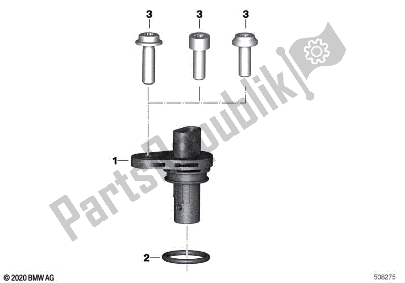 Todas las partes para Sensor Del Cigüeñal de BMW F 750 GS K 80 2018 - 2021