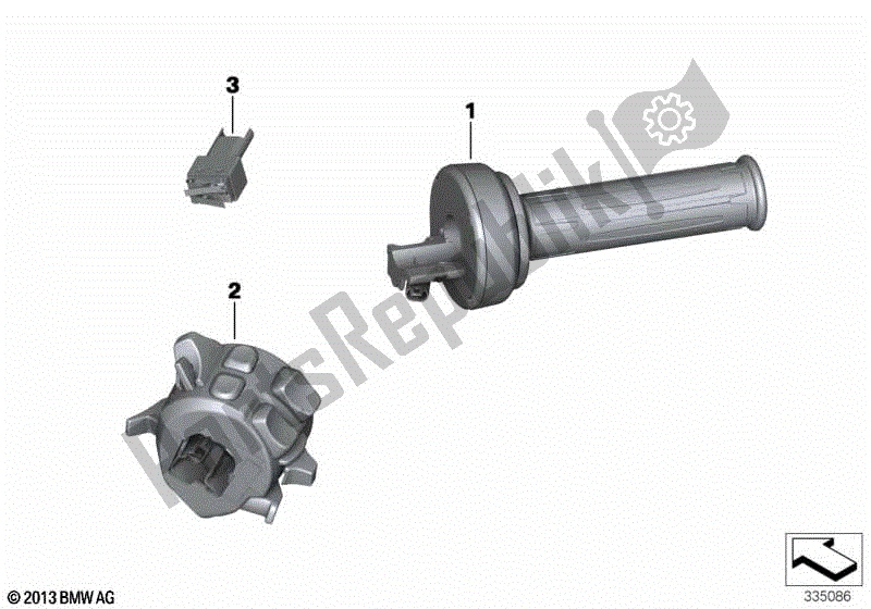 Toutes les pièces pour le Régulateur De Vitesse du BMW F 750 GS K 80 2018 - 2021