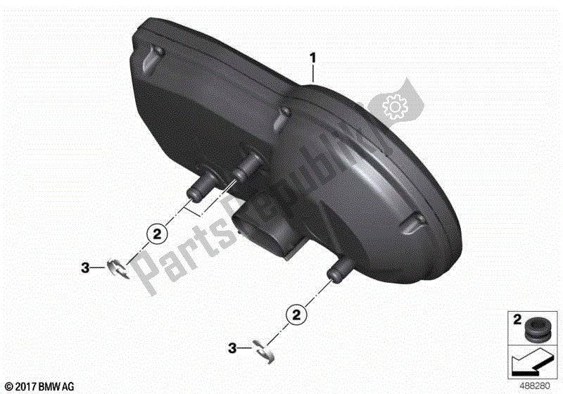 Todas las partes para Combinación De Instrumentos de BMW F 750 GS K 80 2018 - 2021