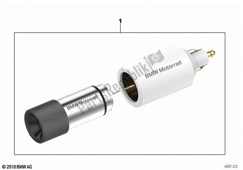 Todas las partes para Linterna Led de BMW F 750 GS K 80 2018 - 2021