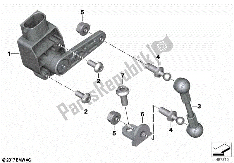 Todas las partes para Sensor De Nivel de BMW F 750 GS K 80 2018 - 2021