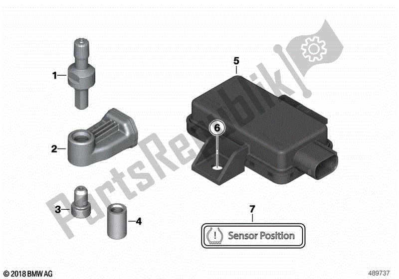 Todas las partes para Rdc de BMW F 750 GS K 80 2018 - 2021