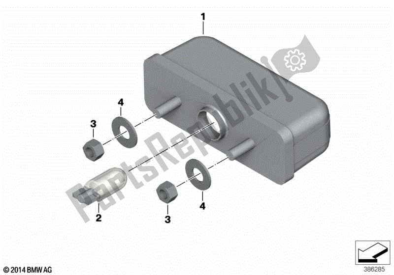 Todas las partes para Luz De La Placa De Matrícula de BMW F 750 GS K 80 2018 - 2021