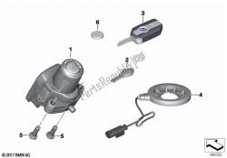 sistema de travamento de controle remoto rf