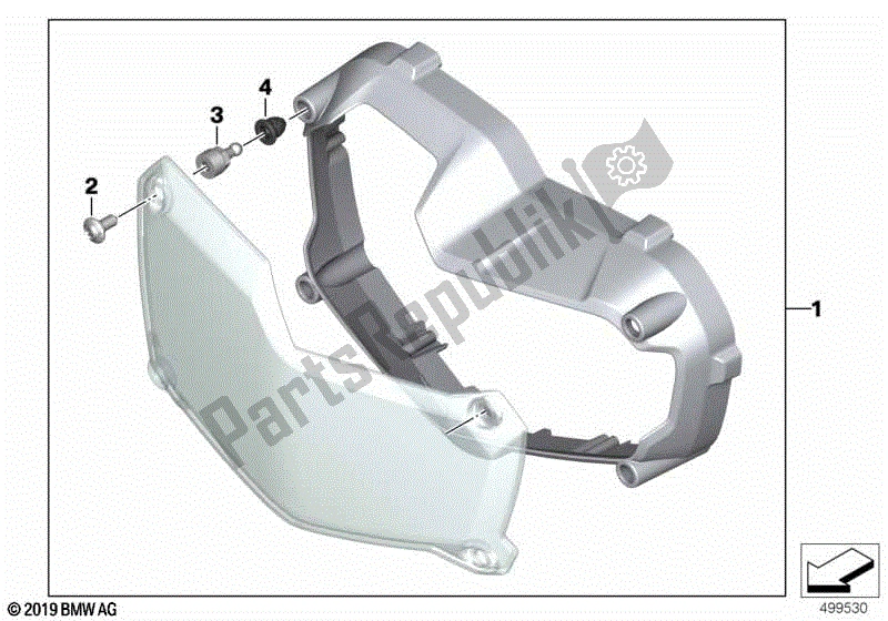 Todas las partes para Juego De Protectores De Faros de BMW F 750 GS K 80 2018 - 2021