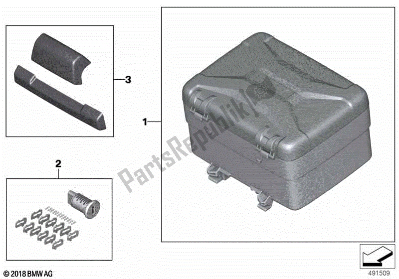 Todas las partes para Primer Caso de BMW F 750 GS K 80 2018 - 2021