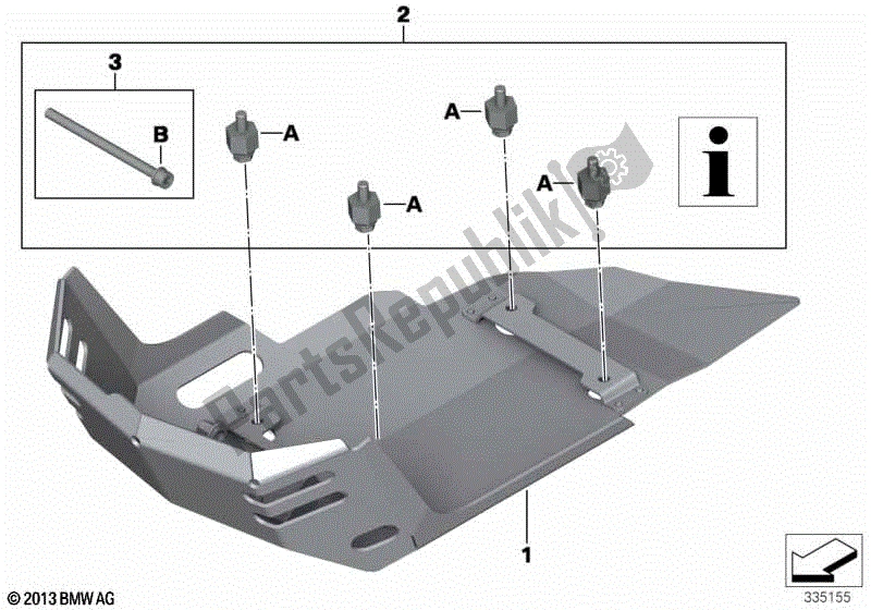 Todas las partes para Defensa Del Motor, De Aluminio, Grande de BMW F 800 GS K 72 2008 - 2012