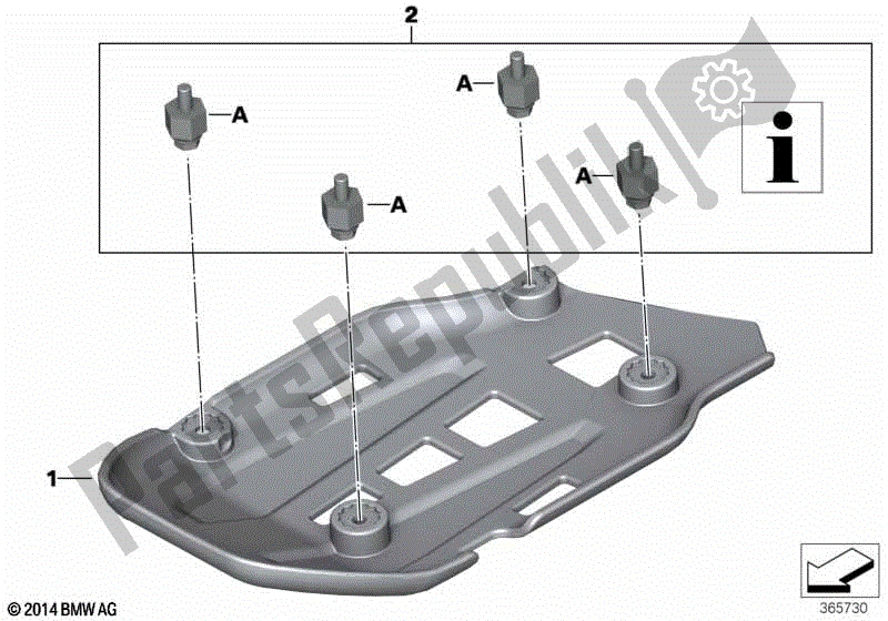 Todas las partes para Protección Del Motor, De Plástico de BMW F 800 GS K 72 2008 - 2012