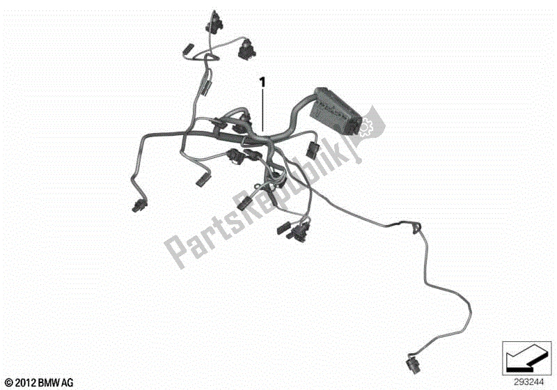 Todas las partes para Arnés De Cableado Del Motor de BMW F 800 GS K 72 2008 - 2012