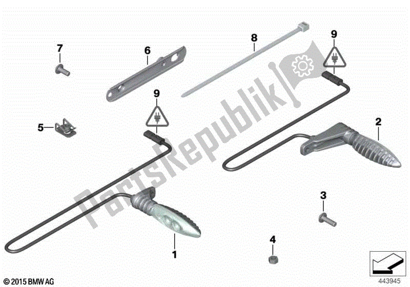 Toutes les pièces pour le Clignotant à Led du BMW F 800 GS K 72 2008 - 2012