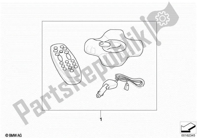 Toutes les pièces pour le Passer. Kit De Montage De Voiture Navigateur Ii / Iii du BMW F 800 GS K 72 2008 - 2012