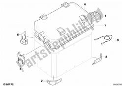 losse onderdelen, aluminium koffer