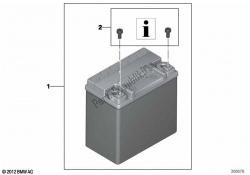 Auxiliary battery, special-purpose veh.