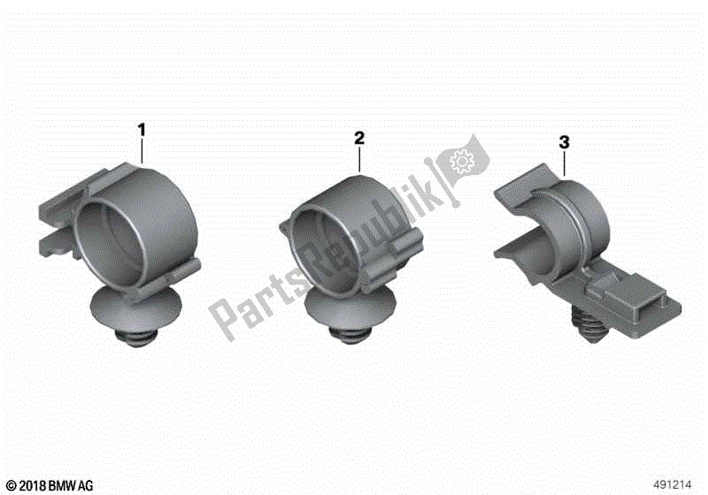 Todas las partes para Soporte Del Cable de BMW F 800 GS K 72 2013 - 2016