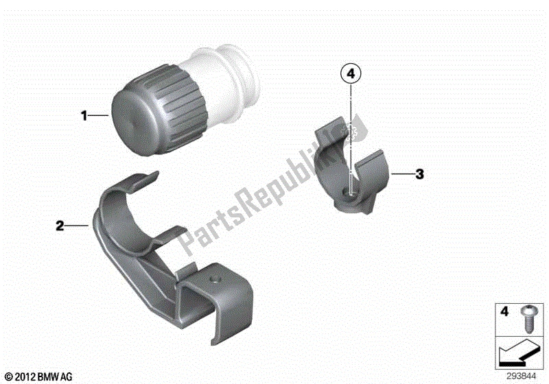 Todas las partes para Tapa Para Enchufe De Diagnóstico de BMW F 800 GS K 72 2013 - 2016