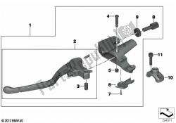 Clutch lever assembly handlebar clamp M6