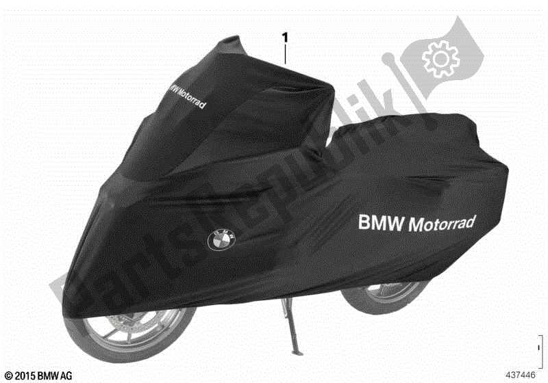 Todas las partes para Cubierta Interior de BMW F 800 GS K 72 2013 - 2016