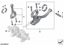 Crankshaft/Connecting rod/Mounting parts