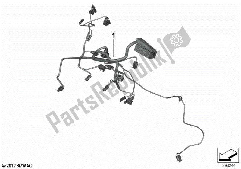 Todas las partes para Arnés De Cableado Del Motor de BMW F 800 GS K 72 2013 - 2016