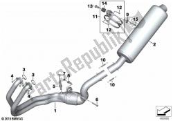 pièces de système d'échappement avec supports