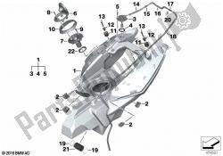 serbatoio carburante / parti di montaggio