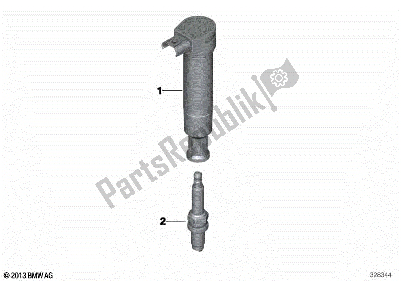 Todas las partes para Bobina De Encendido / Bujía de BMW F 800 GS K 72 2013 - 2016