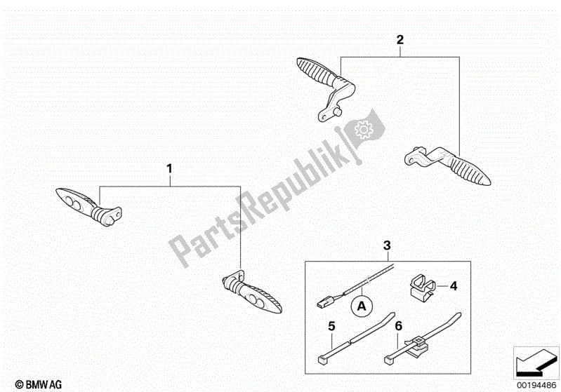 Todas las partes para Kit De Reequipamiento, Intermitente Led de BMW F 800 GS K 72 2013 - 2016