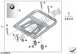 set, supports de top case, aluminium