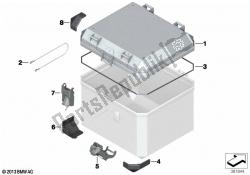 piezas individuales para baúl de aluminio