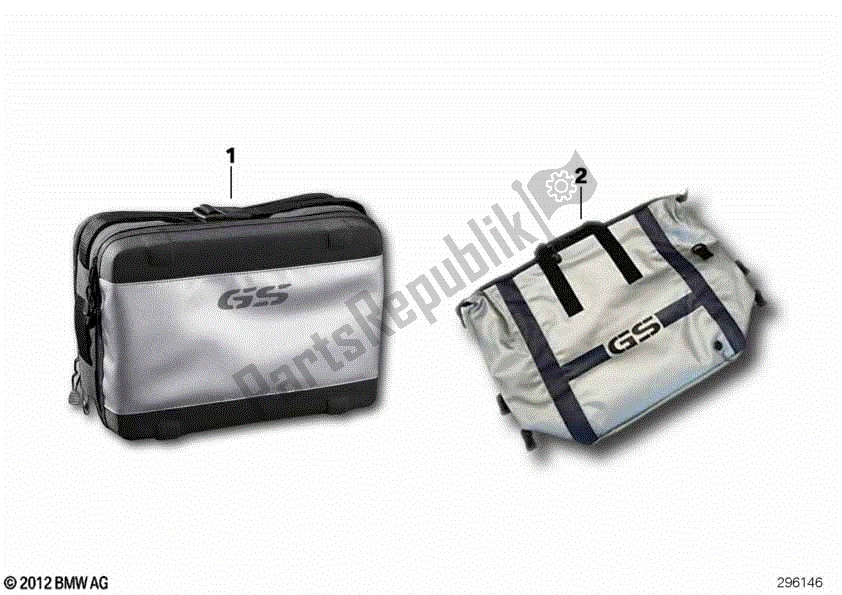 Todas las partes para Funda Para Equipaje / Baúl de BMW F 800 GS K 72 2013 - 2016