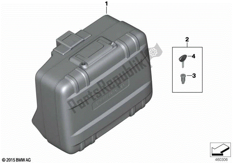 Todas las partes para Caso Vario de BMW F 800 GS K 72 2013 - 2016