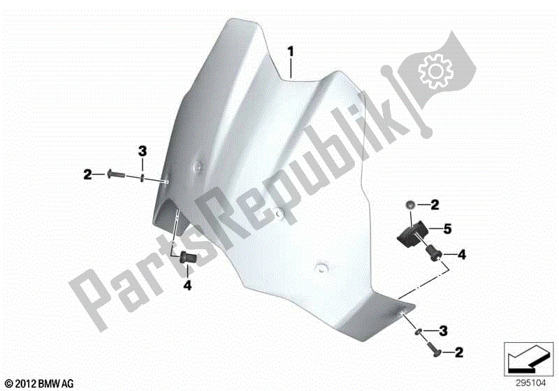 Todas las partes para Parabrisas / Soporte de BMW F 800 GS K 72 2013 - 2016