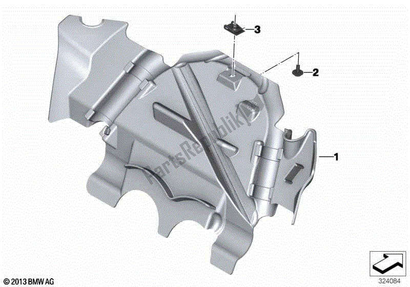 Todas las partes para Abschottung de BMW F 800 GS K 72 2017 - 2018