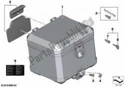 topcase de aluminio