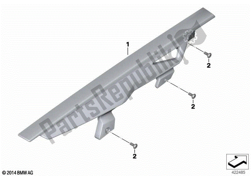 Todas las partes para Protector De Cadena de BMW F 800 GS K 72 2017 - 2018