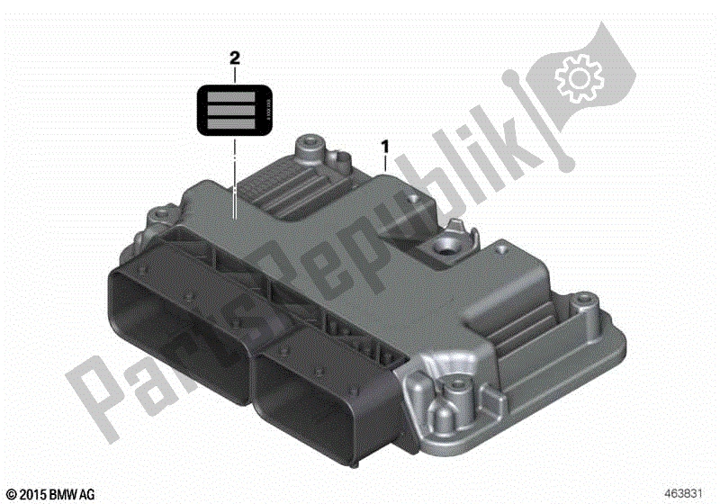 Todas las partes para Unidad De Control de BMW F 800 GS K 72 2017 - 2018