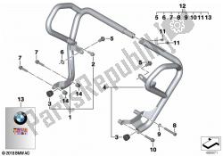 Engine protection bar