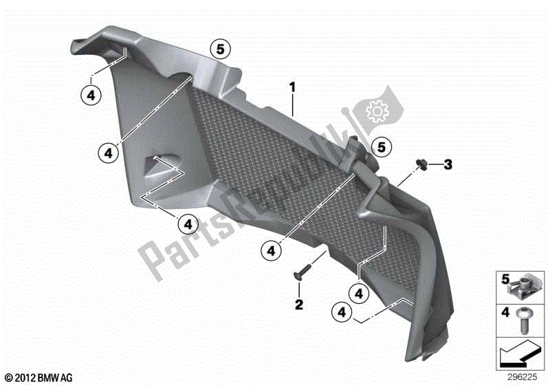 Todas las partes para Cubierta De La Parrilla de BMW F 800 GS K 72 2017 - 2018