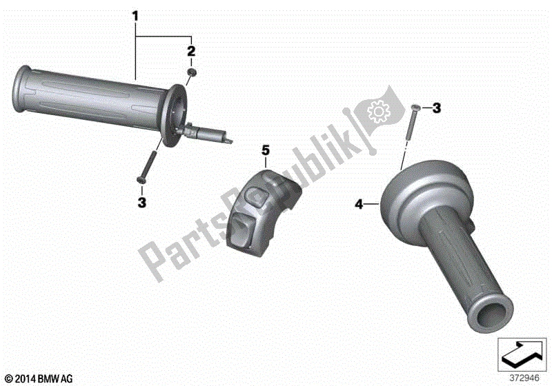 Toutes les pièces pour le Poignées De Guidon Chauffantes du BMW F 800 GS K 72 2017 - 2018