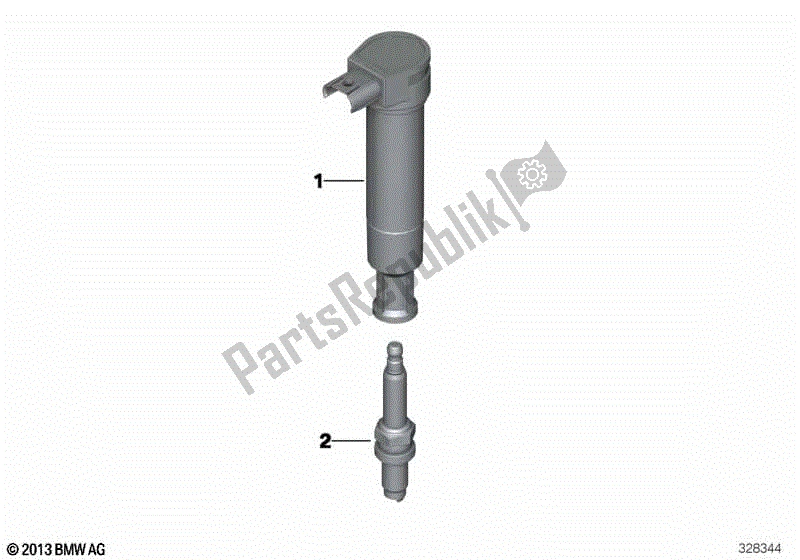 Todas las partes para Bobina De Encendido / Bujía de BMW F 800 GS K 72 2017 - 2018